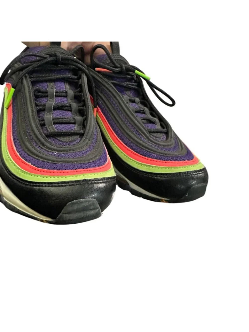Nike Air Max 97 Joker Black-White-Court Purple Men’s Size 8 CU4890-001 Athletic